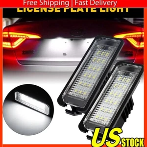 2x LED License 6000K Bright White Plate Lights For Porsche 1998-2010 Boxster 911 - Picture 1 of 11