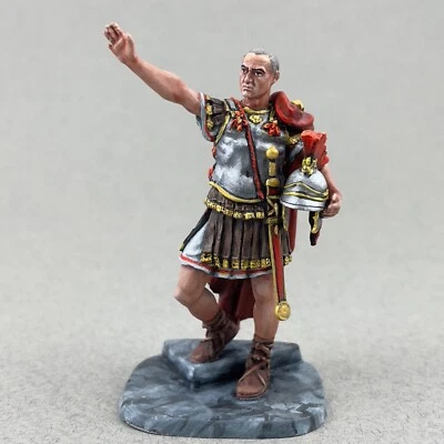 General romano, figura de Escipión Africano 54 mm, figura histórica pintada de hojalata Foto 1 de 4