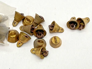 Small Brass Bell, 3/4 inch in diameter, 3/4 up to 7/8 inch tall. - Picture 1 of 5