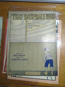 Partituras de béisbol 1913 Ese trapo de béisbol (1913 Philadelphia Athletics) - Imagen 1 de 5