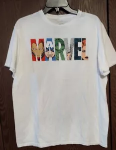 Camiseta Blanca de Superhéroes Marvel Legends Talla L - Imagen 1 de 9