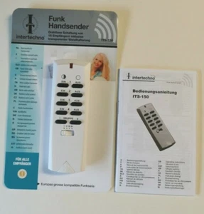 Intertechno Funk Fernbedienung ITS-150 Handsender kompatibel mit Düwi 433,92 MHz - Bild 1 von 4