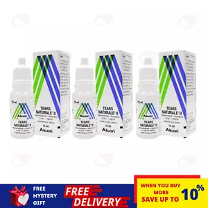 3 piezas x 15 ml Alcon TEARS NATURALE II Lubricante Calmante e Hidratante Got... - Imagen 1 de 8
