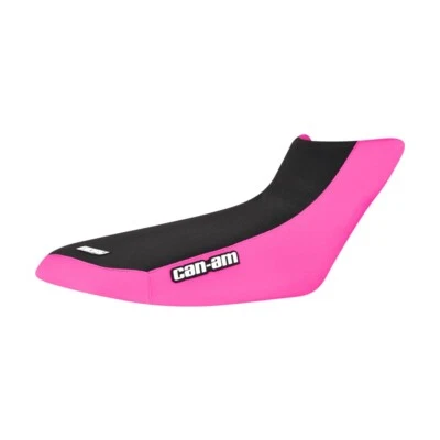 Can Am Outlander Max 450 570 650 850 1000 Seat Cover PINK & BLACK Logo #292 - Image 1 of 4