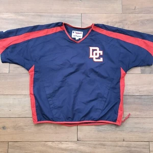 Camiseta Majestuosa Auténtica de los Washington Nationals DC MLB Grande Nylon Azul Rojo RARA - Imagen 1 de 9