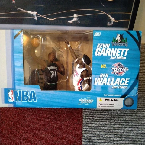 NBA McFarlane Figure 2 Box Series Kevin Garnett Ben Wallace Afro Hair 3702AK Cover