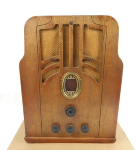 Antikes Röhrenradio Philco Modell 610 Grabstein von 1936 funktionstüchtig - Bild 1 von 15