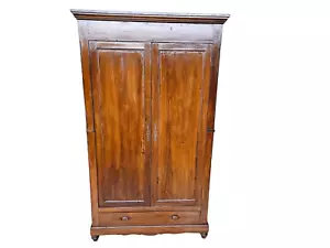 ARMADIO IN MASSELLO EPOCA XIX SECOLO PATINA ORIGINALE - Foto 1 di 24