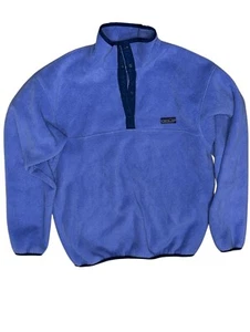 Vyg Patagonia Kids 13/14 Snap Synchilla Sweatshirt Sweater Periwinkle Blue USA - Picture 1 of 11