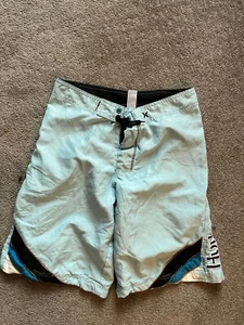 Hurley Kids Blue Boardshorts Swim Shorts Youth Boys Size 14/14 - Picture 1 of 3