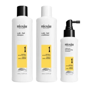 Nioxin Scalp + Hair Thickening System 1 | For Natural or Untreated Hair with - Picture 1 of 9