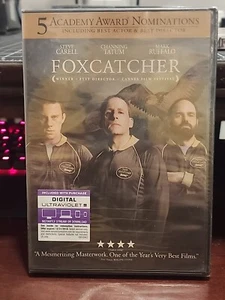 Foxcatcher - Steve Carell, Channing Tatum 2014 DVD BRAND NEW! Factory sealed - Picture 1 of 2