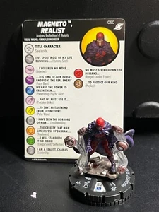 Heroclix Magneto Realist 050 - Marvel - Xavier's School Set - Picture 1 of 1