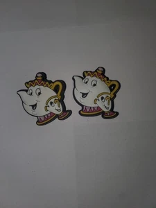 Beauty And The Beast Croc Charms Set Of 2 - Picture 1 of 2