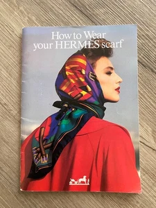 1980s HERMÉS How to Wear Your Hermes Scarf Booklet 1986 - Picture 1 of 9
