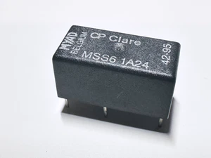 MSS6 1A24 CP CLARE Reed Relay 24VDC SPST NO 2A DIP-16 6-Pin - Picture 1 of 4