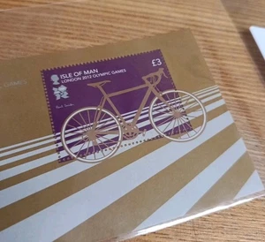 Paul Smith - The Isle Of Man £3 Stamp 2012 Olympics Rare - Picture 1 of 5