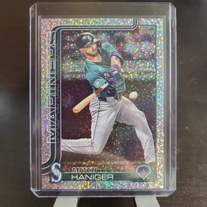 2025 Topps Series 1 MITCH HANIGER #15 Sand Glitter Seattle Mariners - Picture 1 of 2