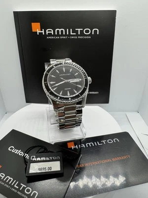 Reloj Hamilton Jazzmaster Hombre Negro Día/Fecha - H375110 Foto 1 de 4