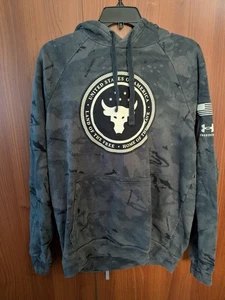 Herren Under Armour Project Rock Iron Paradise Camo Hoodie M Medium Loose Fit - Bild 1 von 10