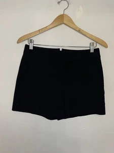 Theory Women's Sz 2 Black Chino Shorts 5" Inseam Capsule High Rise - Picture 1 of 7