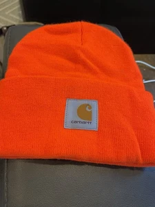 Carhartt Unisex Safety Orange Cuffed Beanie Mütze One Size - Bild 1 von 3