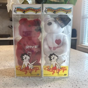 NEVER OPENED Betty Boop Red And White Bears Marilyn And Boop Oop Adoop - Picture 1 of 4