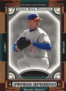 2004 Upper Deck Etchings Baseball Card #116 Michael Wuertz FE Rookie /2004