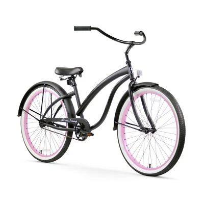 Bicicleta clásica Firmstrong Bella de una sola velocidad Beach Cruiser 26"/1 velocidad Foto 1 de 4