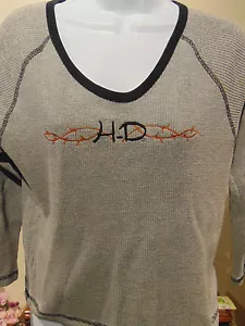 Harley Davidson women's crop top with bottom tie Med - Bild 1 von 6