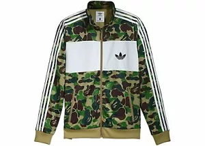 A BATHING APE adidas 16AW FIREBIRD TRACK TOP MONKEY CAMO Jersey JACKET GREEN XL - Picture 1 of 1