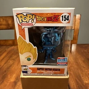 Funko Pop! Vinyl: Dragon Ball - Vegeta - (Blue , Chrome) - Toy Tokyo - Picture 1 of 13