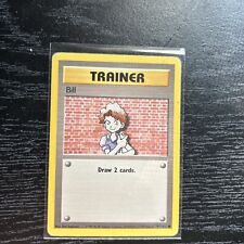 BILL TRAINER POKEMON CARD 1ST EDITION 91/102 BASE SET NON HOLO NEVER PLAYED NM-