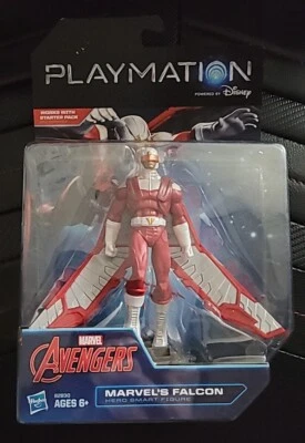 Figura inteligente Disney Playmation Marvel Avengers Marvel's Falcon Hero Foto 1 de 4