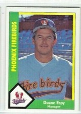 1990 CMC Phoenix Firebirds (Triple-A San Francisco Giants) Duane Espy