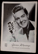 59894 Ak Günter Schnittjer Autograph Card