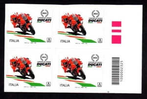Italia 2023 : DUCATI - quartina con codice a barre, MNH** - Imagen 1 de 1