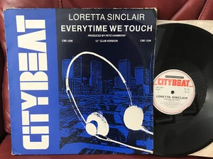 LORETTA SINCLAIR Everytime We Touch 1986 UK 12 ZOLL CITY BEAT CBE 1206 VINYL EX - Bild 1 von 3