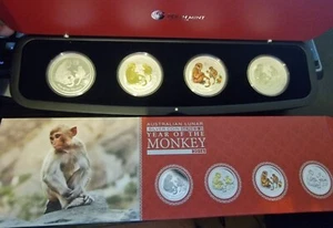 2016 LUNAR SERIES II. 1oz YEAR OF THE MONKEY 2016. Perth Mint. Silver Coin set. - Picture 1 of 9