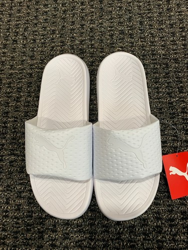 BNWOB PUMA Popcat Premium scivoli sandali pantofole da uomo 362458