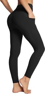 BALEAF Leggings with Pockets for Women Tummy Control Workout High Waisted Athlet