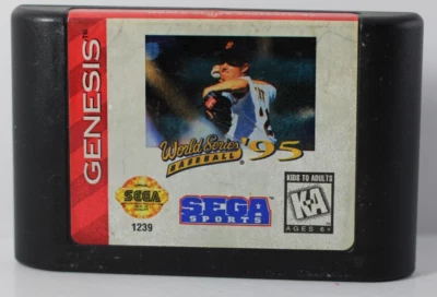 World Series Baseball '95 (Sega Genesis, 1995) - Image 1 of 4