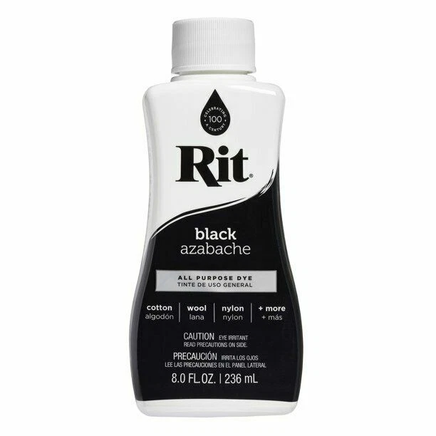 Rit 9589710 Liquid Dye - 8 fl oz (Black)