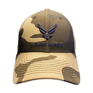 U.S. Air Force / Bubba Wallace #43 NASCAR Camouflage Cap Hat Adjustable New Era - Picture 1 of 7