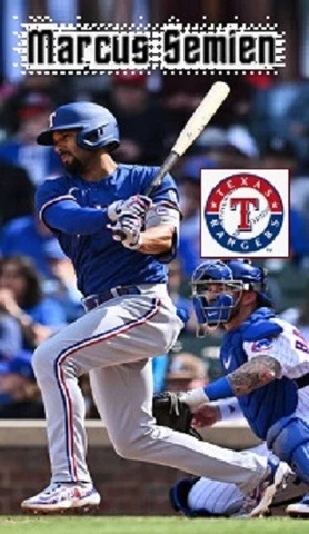 Marcus Semien Texas Rangers Baseball Refrigerator Magnet #01 Cover