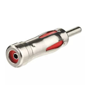 2x ISO Female to Din 41585 Male Antenna Adaptor Car Radio Stereo Tuner Adapter - Picture 1 of 3