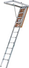 Aluminum Attic Ladder W/Aluminum Frame, 375 Lbs Capacity, 22 1/2” X 54", Type IA