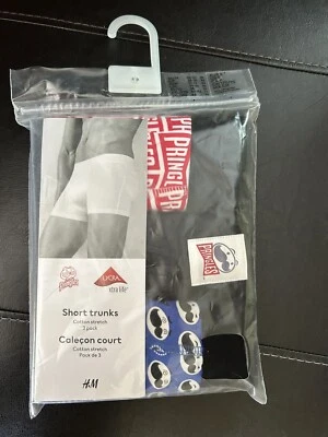 Pack de 3 pares de calzoncillos cortos pequeños de algodón elástico Calecon Court para hombre H&M Foto 1 de 4