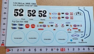 DECALS 1/24 MCLAREN M6B 1968 - #52 - REVSON - COLORADO DCC12447 - Bild 1 von 6
