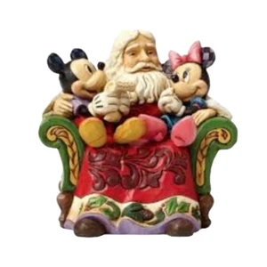 NUEVO ESCAPARATE DISNEY EN CAJA TRADICIONES DESEOS DE NAVIDAD 4046017 MICKEY MINNIE SANTA - Imagen 1 de 1
